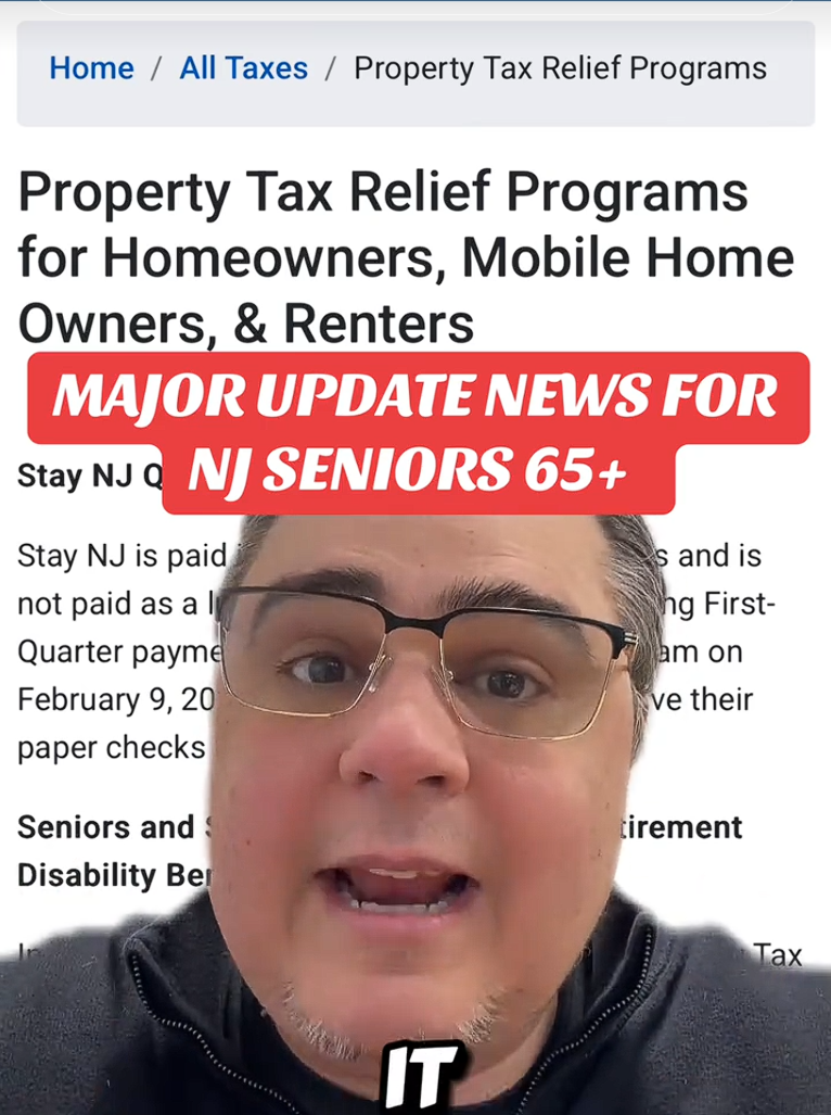 NJ Property Tax Relief - New Tax Programs for 65 and Older